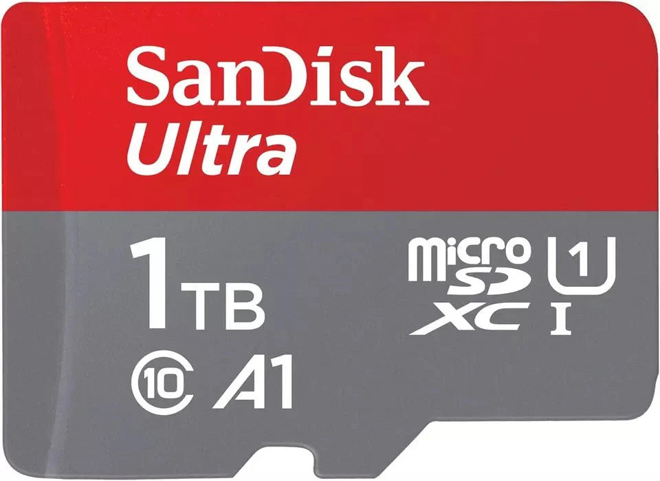 SanDisk Ultra microSD 8GB, 16GB, 32GB, 64GB, 128GB, 256GB, 512G, 1TB -Karte für Chromebook-