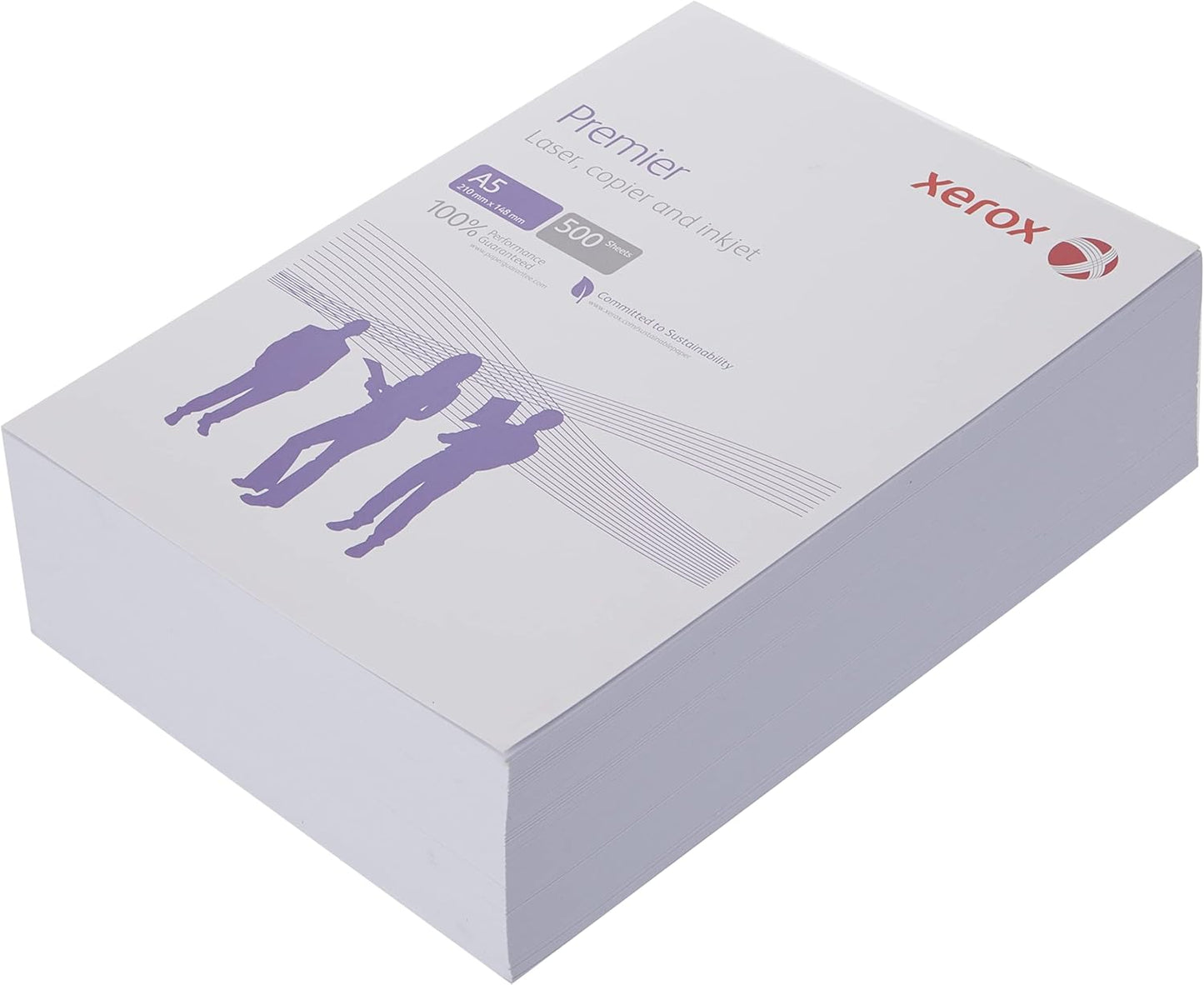 Xerox Premier ECF Kopier-, Druckerpapier, DIN A5, 80 g/m², 5000 Blatt, weiß A5 (148 x 210 mm), 003R91832R - Bestartikel-Shop