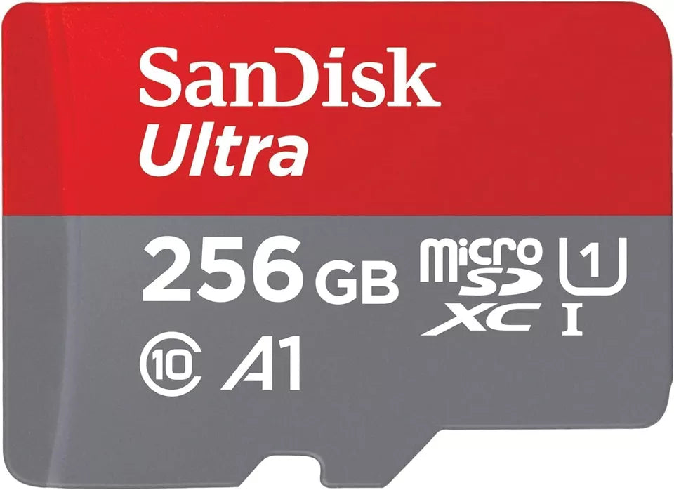 SanDisk Ultra microSD 8GB, 16GB, 32GB, 64GB, 128GB, 256GB, 512G, 1TB -Karte für Chromebook-