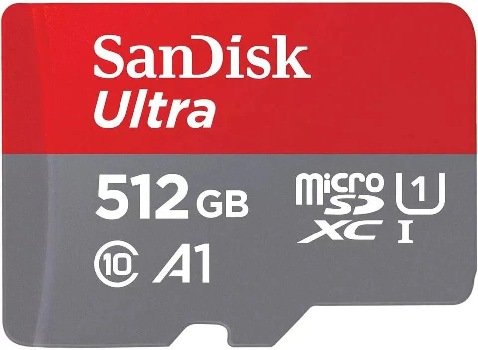 SanDisk Ultra microSD 8GB, 16GB, 32GB, 64GB, 128GB, 256GB, 512G, 1TB -Karte für Chromebook-
