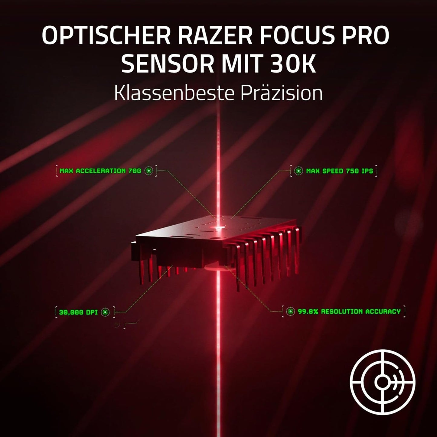 Razer DeathAdder V3 Pro - Wireless Gaming Maus, 30K Sensor, Weiß - Bestartikel-Shop