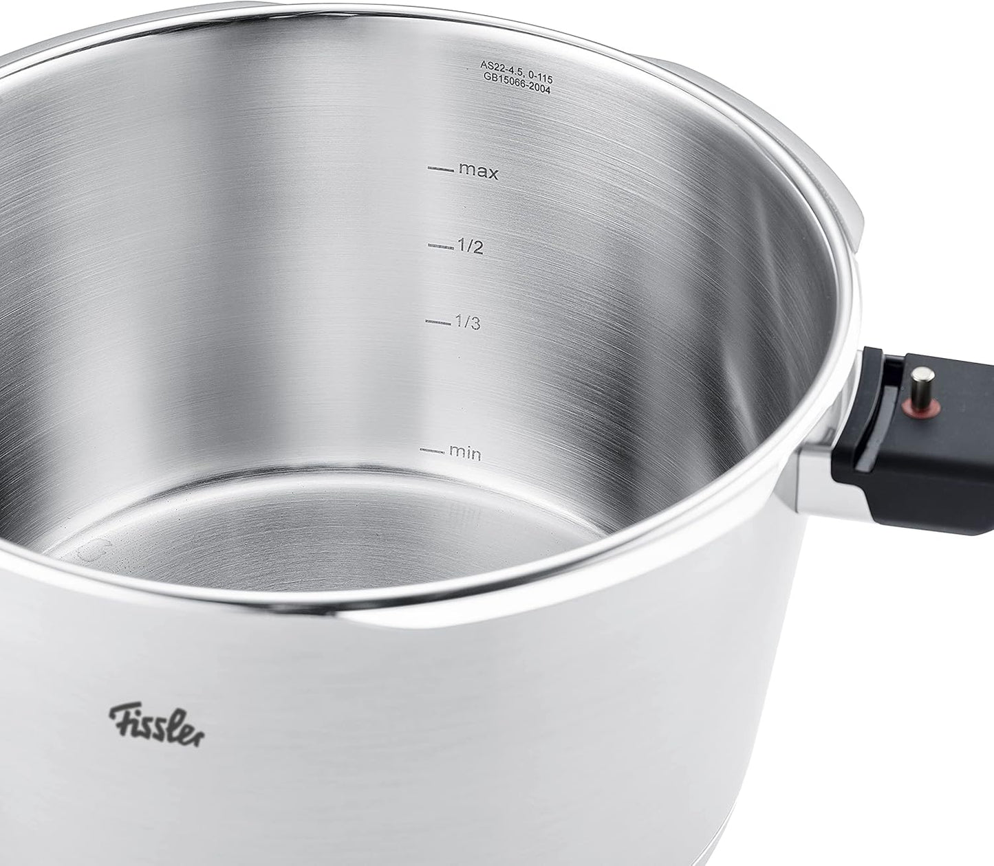 Fissler Vitaquick Premium / Schnellkochtopf-Set, 2-teilig Ø 22 cm (1 Schnellkochtopf 4,5 L, 1 Schnellbratpfanne 2,5 L) – Induktion, Silber