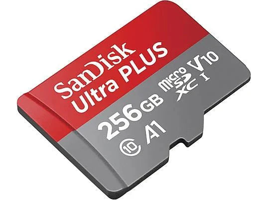 SANDISK Ultra PLUS microSDXC™‐UHS‐I‐Karte, Micro-SDXC Speicherkarte, 256 GB, 160 MB/s