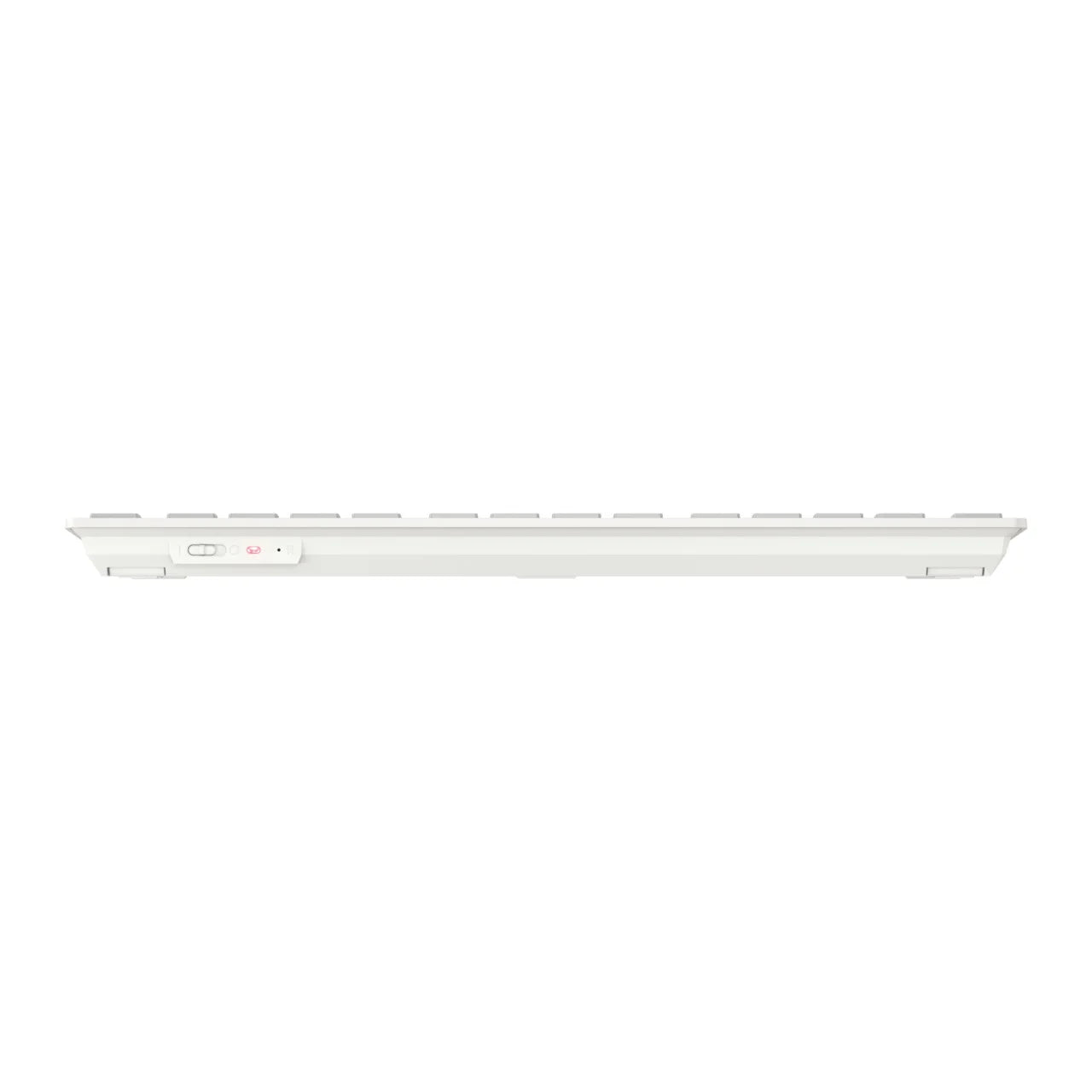 CHERRY KW 7100 MINI BT FOR MAC, Kompakte Mac-Tastatur mit 3 Bluetooth-Kanälen, Deutsches Layout (QWERTZ), Kabelloses Multi-Device-Keyboard, Moonlight White
