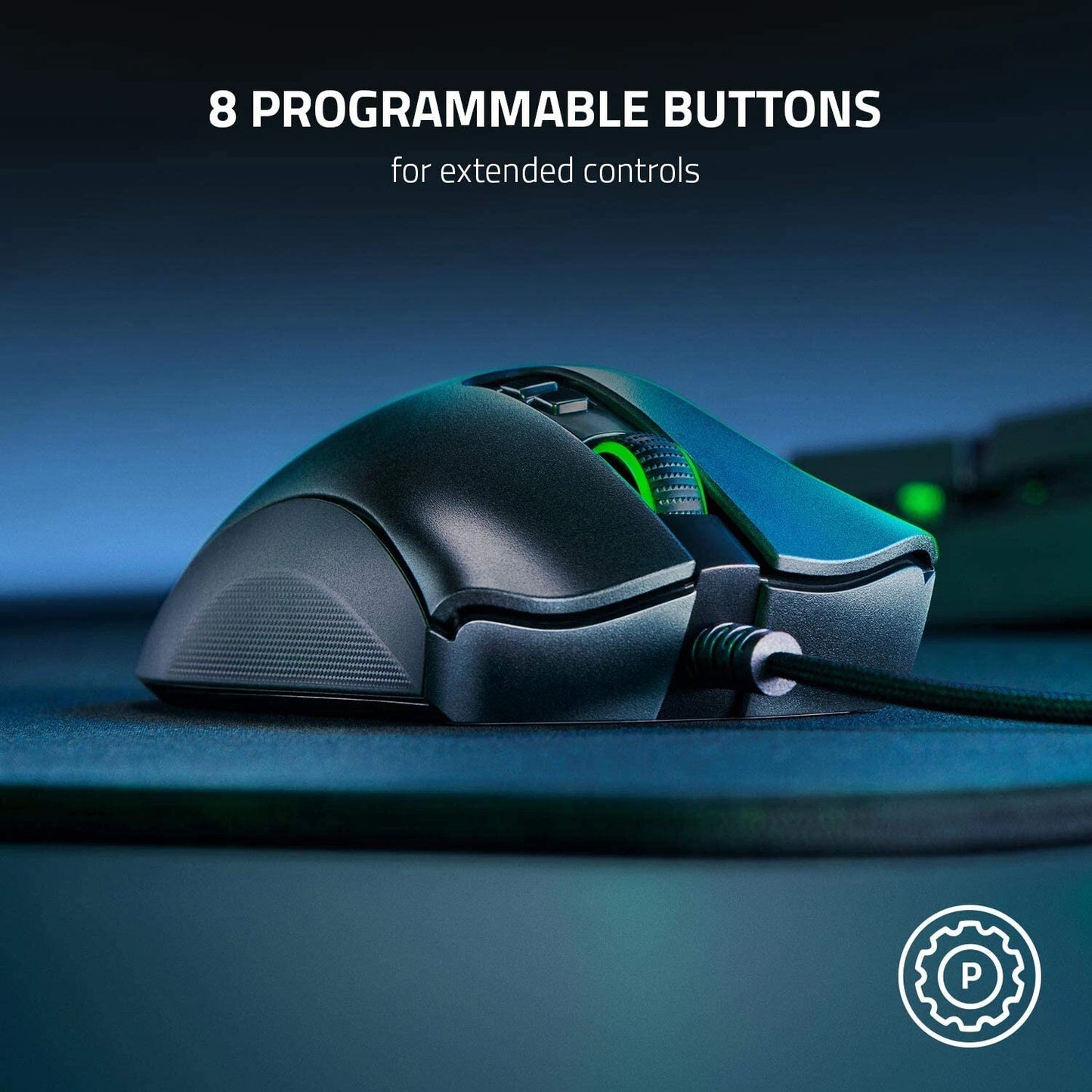 Razer DeathAdder V2 Gaming-Maus, mit ergonomischem Komfort für PC / Mac (GE)