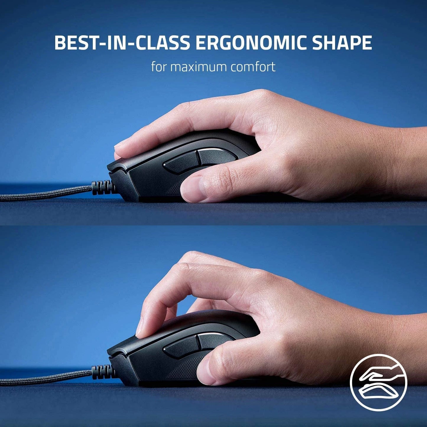 Razer DeathAdder V2 Gaming-Maus, mit ergonomischem Komfort für PC / Mac (GE)