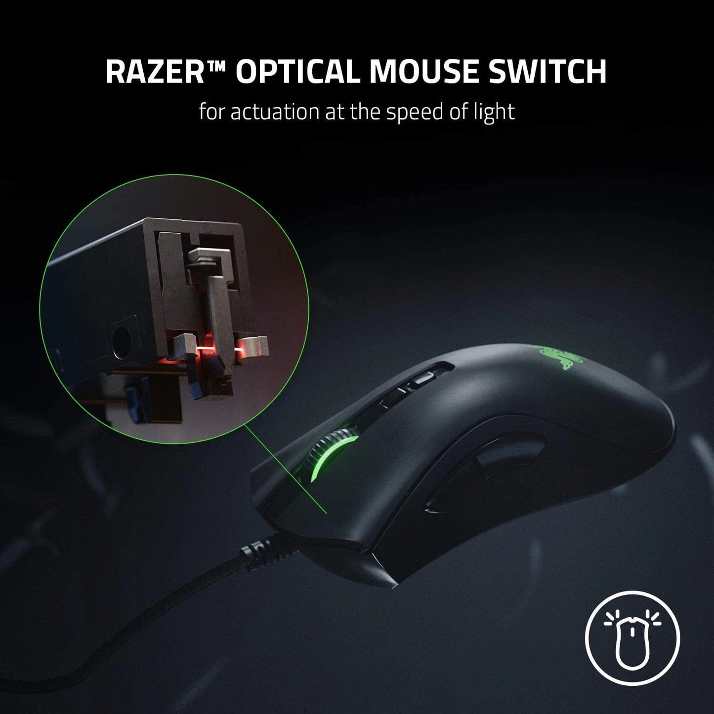 Razer DeathAdder V2 Gaming-Maus, mit ergonomischem Komfort für PC / Mac (GE)