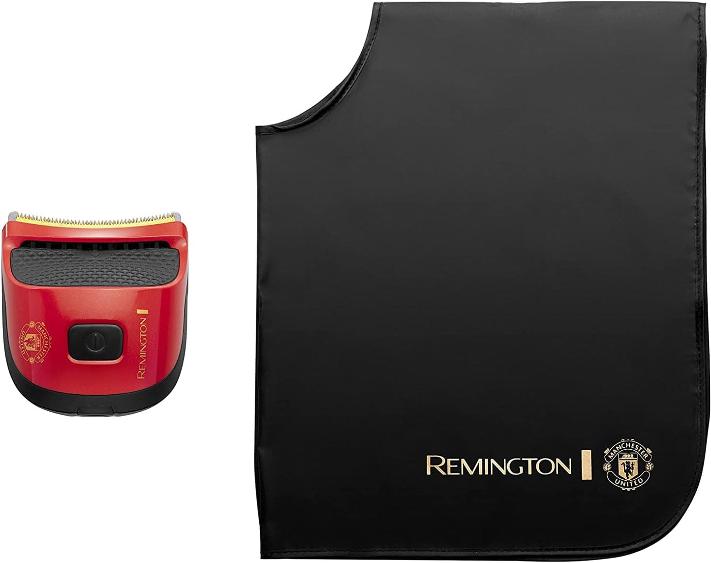 Remington Haarschneidemaschine QuickCut Manchester United Edition (Edelstahlklingen mit CurveCut-Klingen-Technologie, 9 Aufsteckkämme, Netz-/Akkubetrieb, Lithium) Haarschneider HC4255