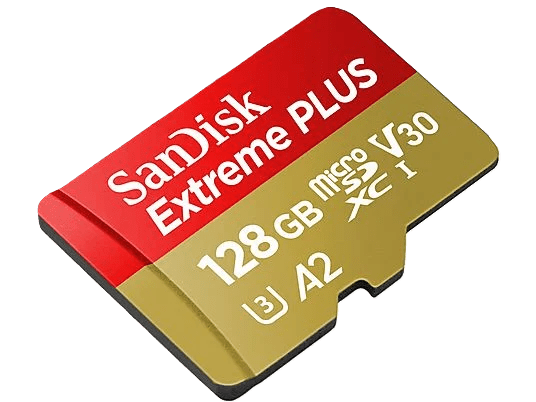 SanDisk Extreme Plus UHS-I, microSDXC Speicherkarte, 128 GB, 200 MB/s– Hochleistungsfähiger Speicher für 4K-Videos, Drohnen, Kameras & mehr