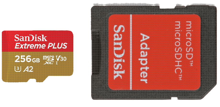 SanDisk Extreme Plus UHS-I, microSDXC Speicherkarte, 256 GB, 200 MB/s– Hochleistungsfähiger Speicher für 4K-Videos, Drohnen, Kameras & mehr