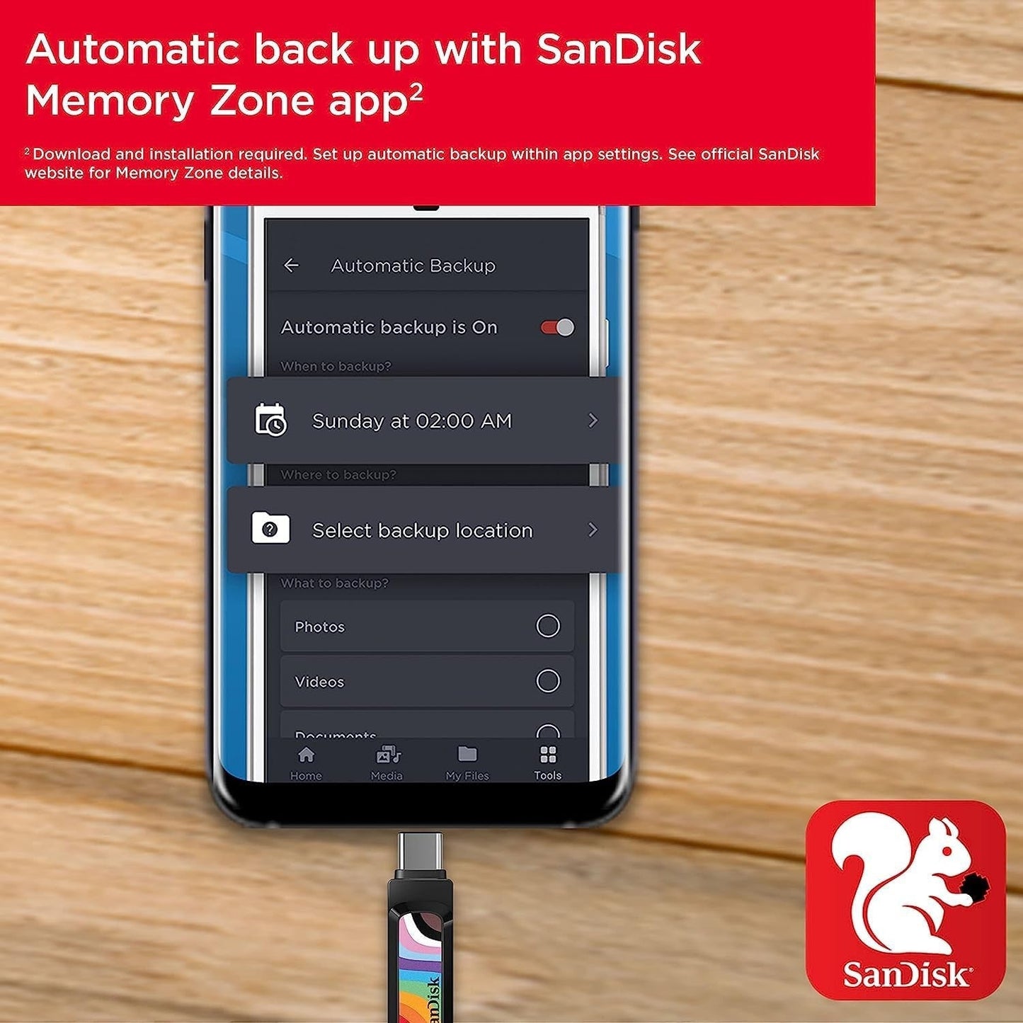 SanDisk 128GB Ultra Dual Drive Go USB Type-C Flash Drive, Rainbow Pride, USB Speicher für iPhone 15 iPhone16