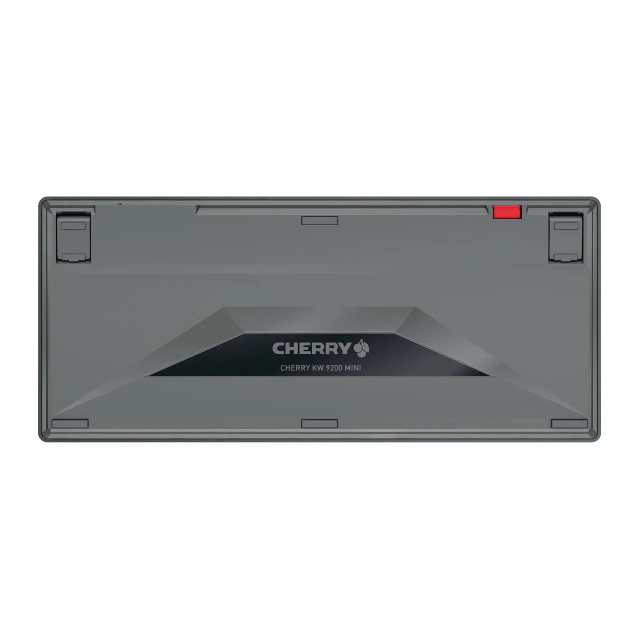 CHERRY KW 9200 MINI, Kompakte Multi-Device-Tastatur für bis zu 4 Geräte, Deutsches Layout (QWERTZ), Bluetooth, 2,4 GHz oder Kabel, Wiederaufladbar, Schwarz