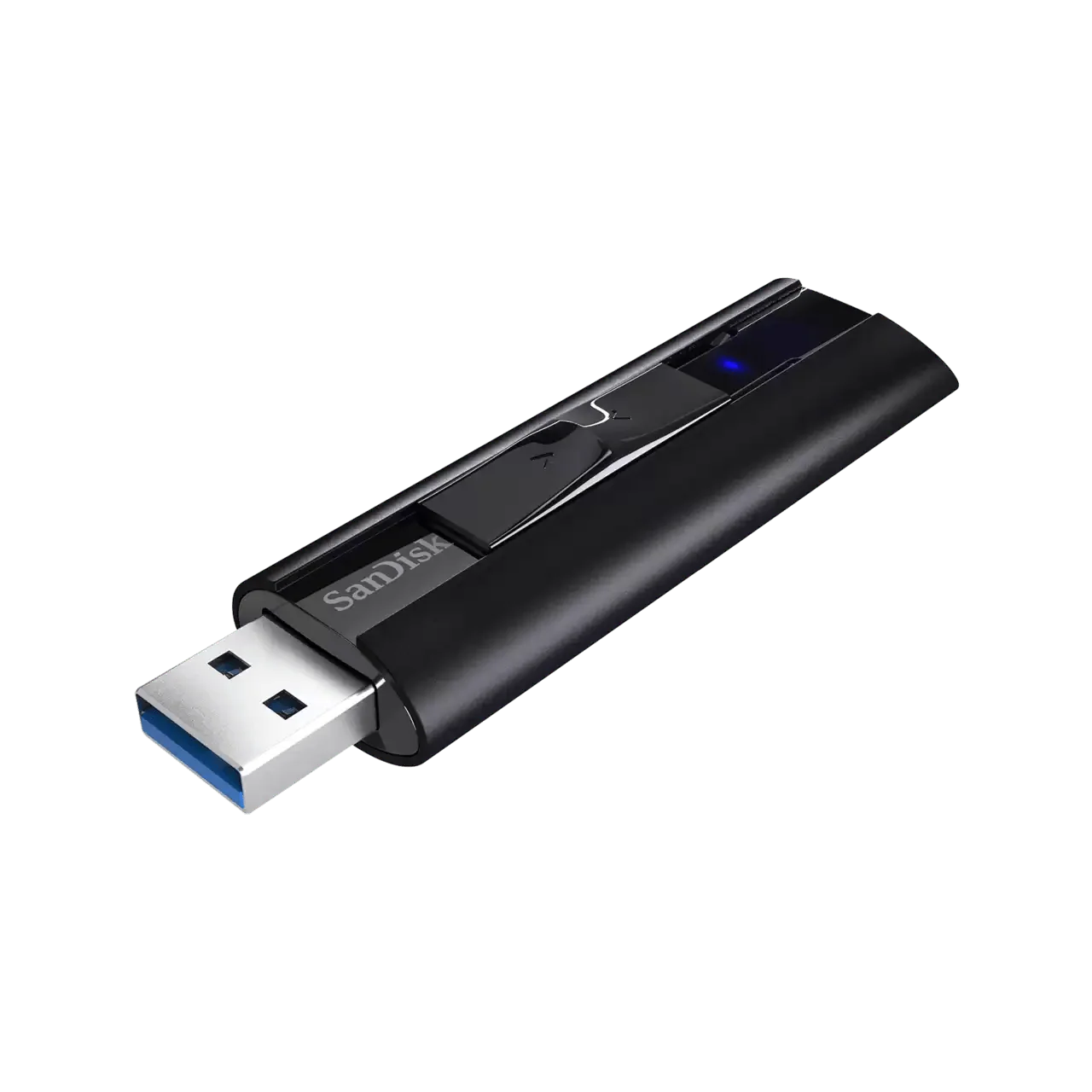SanDisk Extreme PRO USB 3.2 Solid State Flash-Laufwerk 128 GB (Lesen mit 420 MB/s, Schreiben mit 380 MB/s, Passwortschutz, robustes Gehäuse, RescuePRO Deluxe Software), Schwarz
