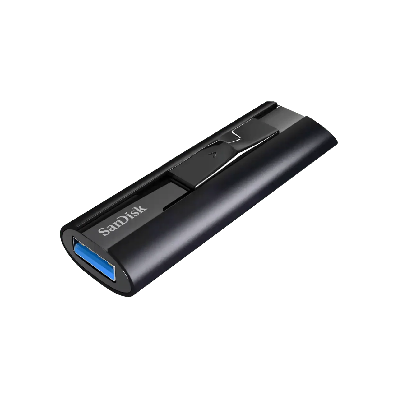 SanDisk Extreme PRO USB 3.2 Solid State Flash-Laufwerk 128 GB (Lesen mit 420 MB/s, Schreiben mit 380 MB/s, Passwortschutz, robustes Gehäuse, RescuePRO Deluxe Software), Schwarz