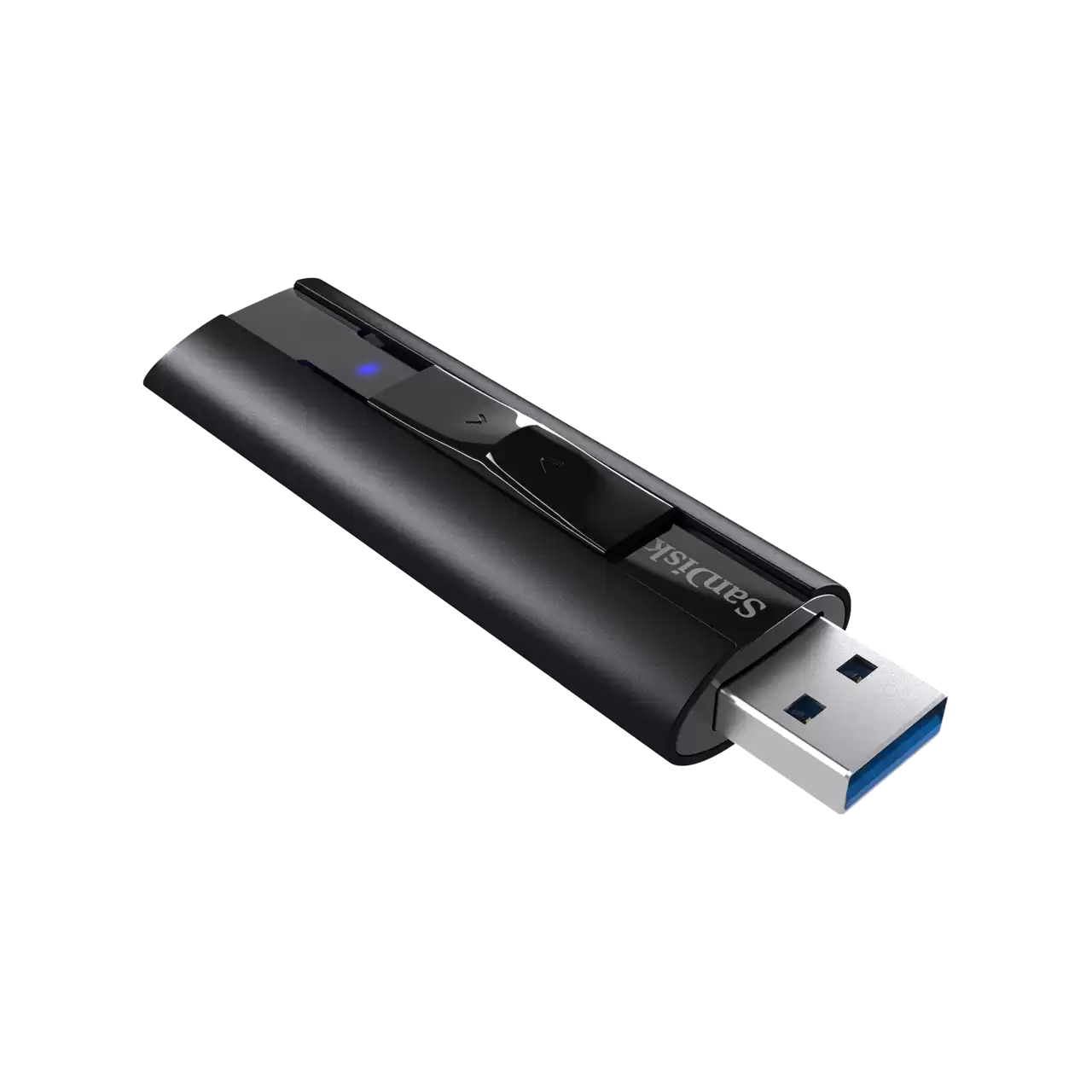 SanDisk Extreme PRO USB 3.2 Solid State Flash-Laufwerk 128 GB (Lesen mit 420 MB/s, Schreiben mit 380 MB/s, Passwortschutz, robustes Gehäuse, RescuePRO Deluxe Software), Schwarz