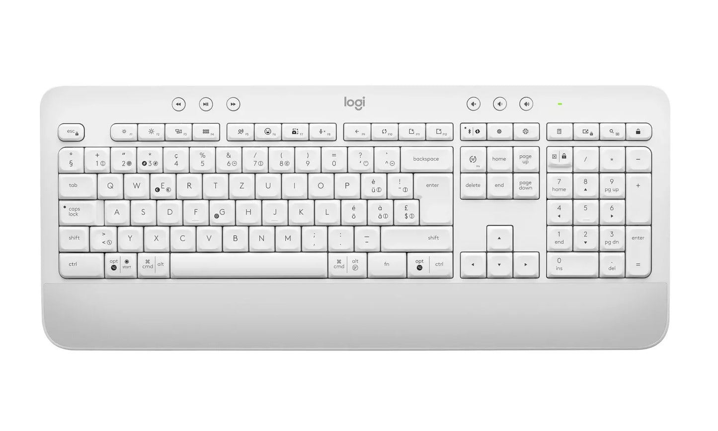 Logitech Signature K650 kabellose Tastatur Handballenauflage Schweizer (Qwertz)