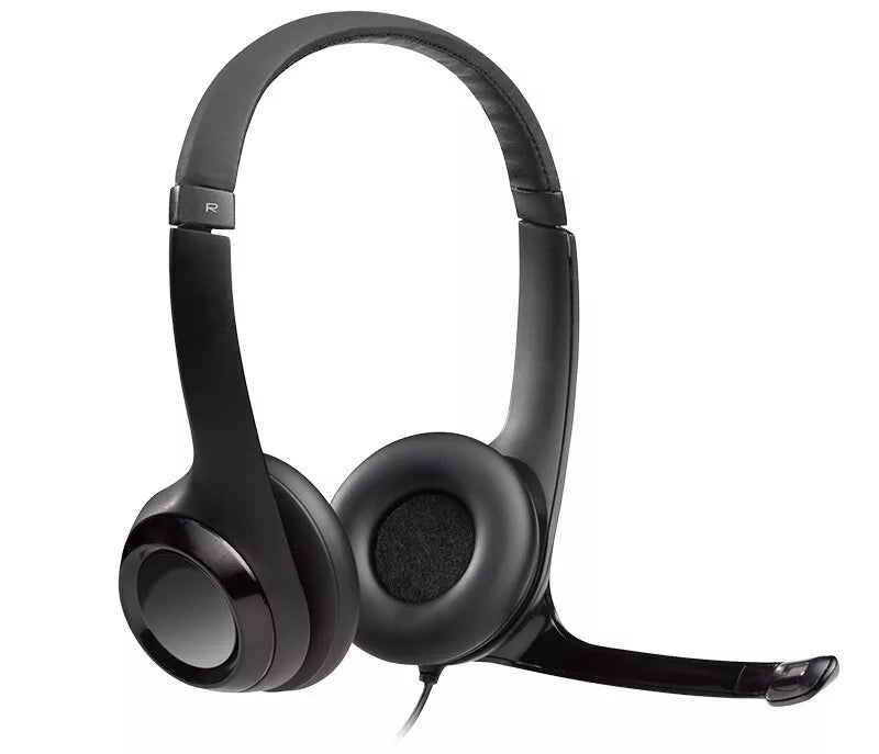 Logitech H390 Kopfhörer & Mikrofon Stereo-Headset, Logitech H390 USB Headset NEU