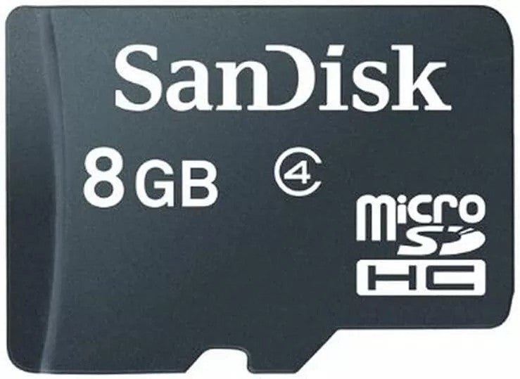 SanDisk 8GB, microSDHC Flash Speicherkarte 8 GB , Klasse 4 + SD Adapter