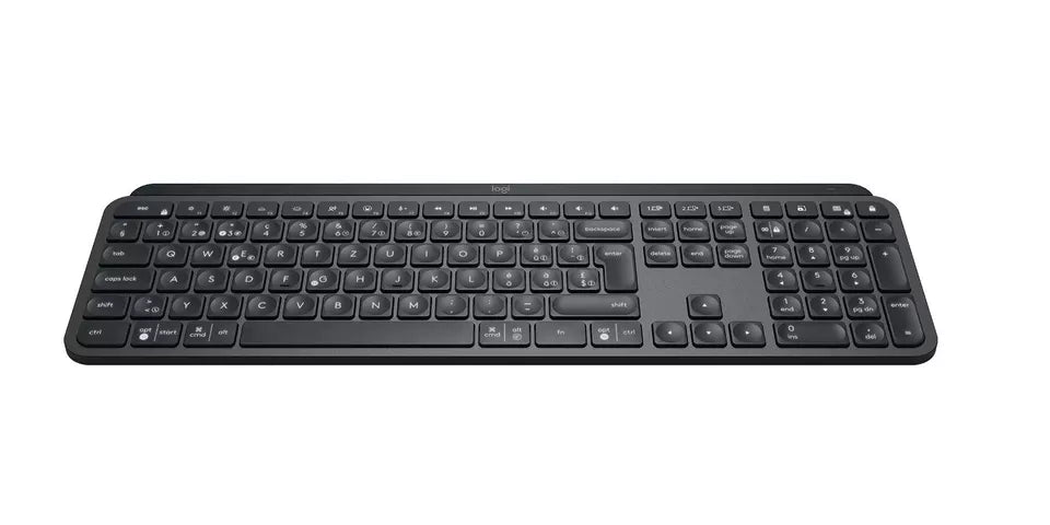 Logitech MX Keys Wireless Tastatur USB/Bluetooth –Schweizer QWERTZ (920-009407)