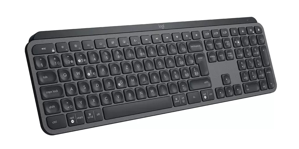 Logitech MX Keys Wireless Tastatur USB/Bluetooth –Schweizer QWERTZ (920-009407)