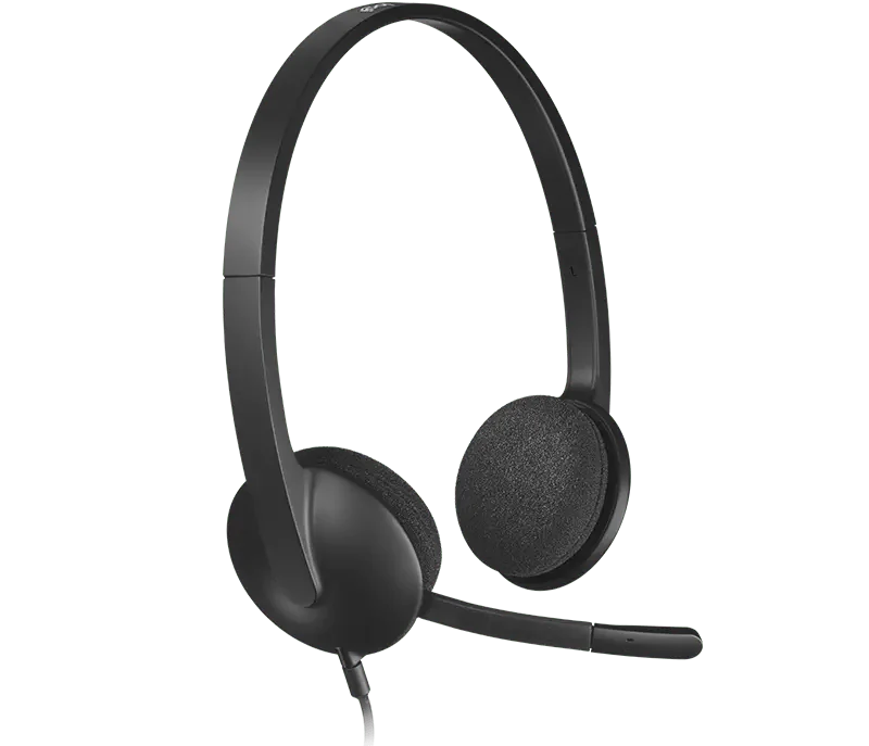 Logitech H340 USB Kopfhörer Verstellbares Mikrofon Logitech H340 USB Headset NEU