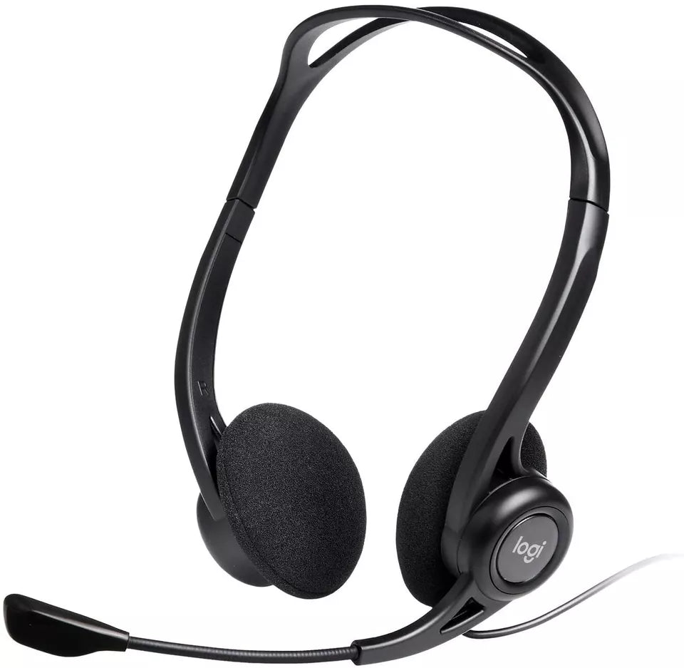 Logitech PC 960 USB Kopfhörer / Logitech 960 USB Headset NEU