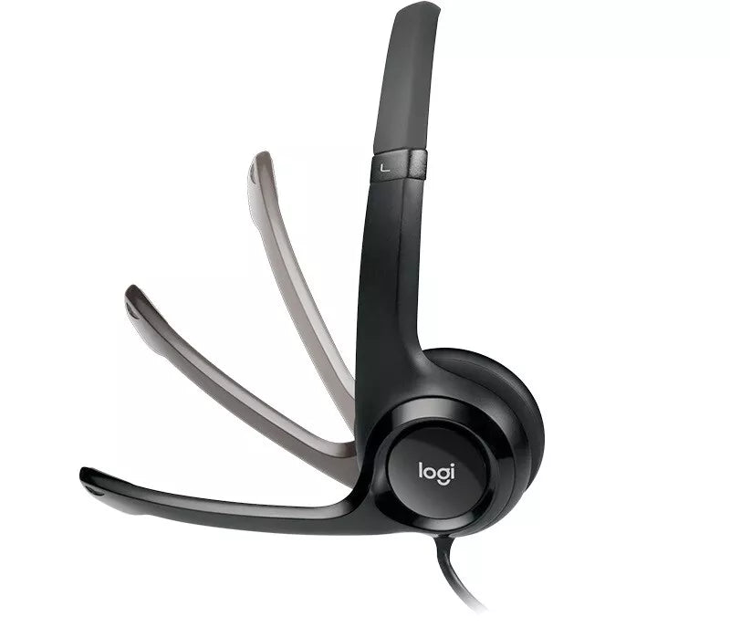 Logitech H390 Kopfhörer & Mikrofon Stereo-Headset, Logitech H390 USB Headset NEU
