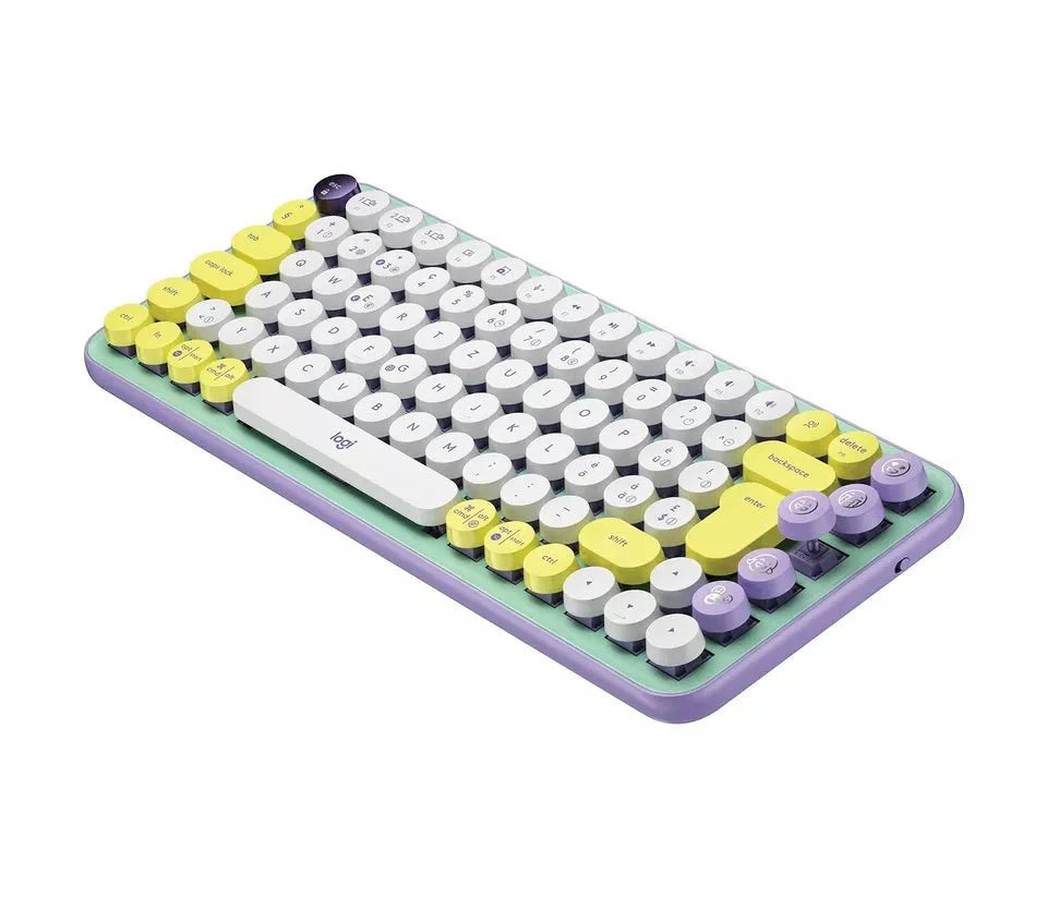 Logitech POP Keys Kabellose Mechanische Emoji-Tastatur mit Emoji-Taste (CH) NEU