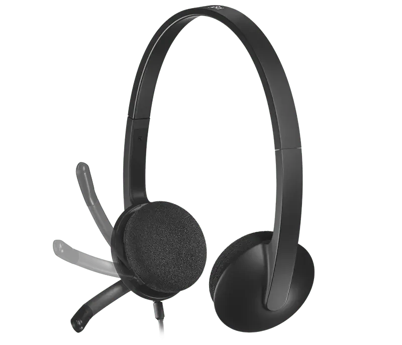 Logitech H340 USB Kopfhörer Verstellbares Mikrofon Logitech H340 USB Headset NEU