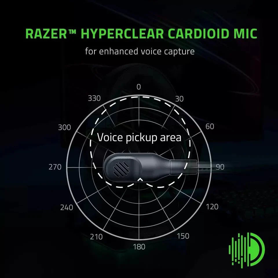 Razer BlackShark V2 X - Premium E-Sports Gaming Headset Kabelgebundene Kopfhörer