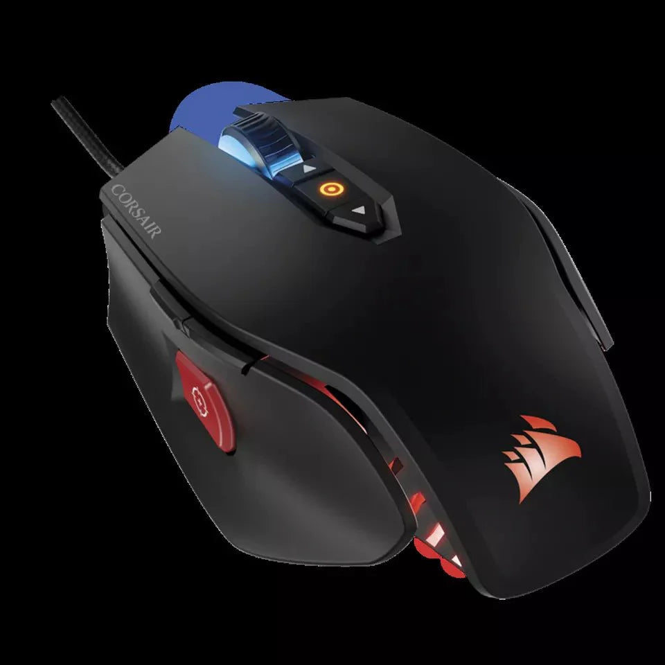 Corsair M65 PRO RGB Optisch Gaming Maus, Hintergrundbeleuchtung, 12000 DPI NEU
