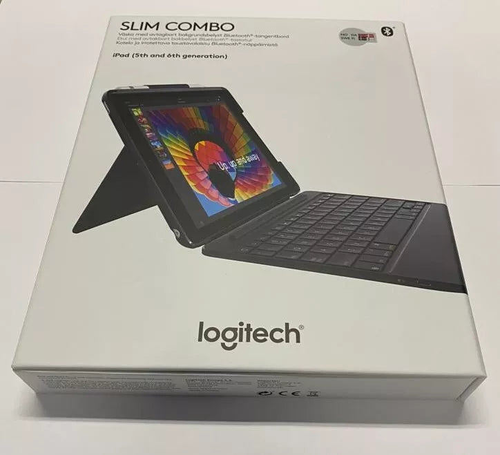 Logitech Slim Combo für iPad der 5. & 6. Generation (920-009034 / 920-009046 NEU