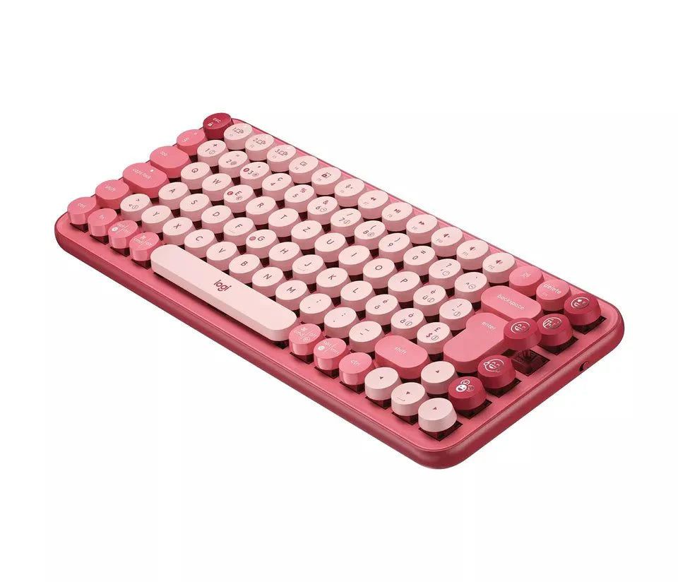 Logitech POP Keys Kabellose Mechanische Emoji-Tastatur mit Emoji-Taste (CH) NEU