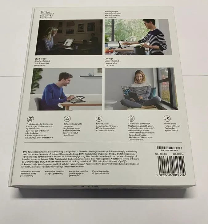 Logitech Slim Combo für iPad der 5. & 6. Generation (920-009034 / 920-009046 NEU