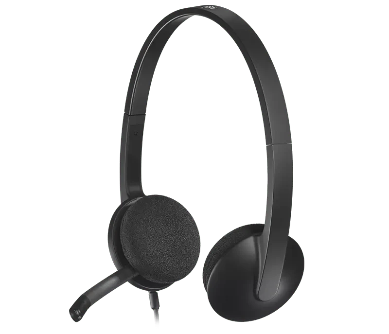 Logitech H340 USB Kopfhörer Verstellbares Mikrofon Logitech H340 USB Headset NEU