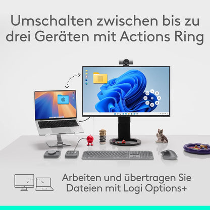 Logitech MX Master 4 Kabellose Maus, USB-C Laden, Bluetooth für Windows & macOS - Bestartikel-Shop