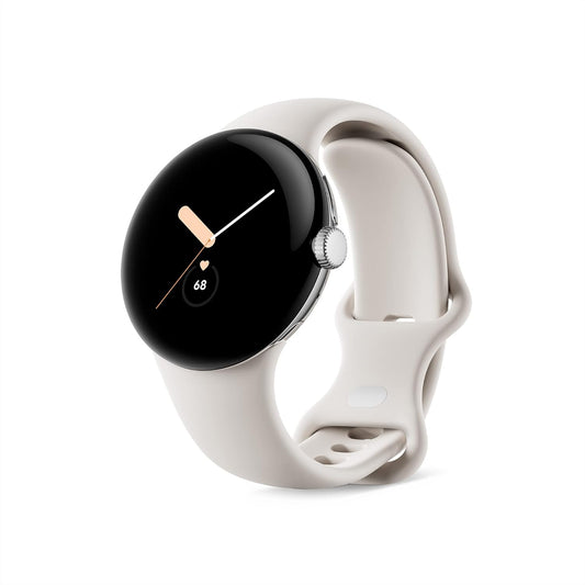 Google Pixel Watch LTE Edelstahlgehäuse Wifi/eSIM Google Smartwatch Android weiß - Bestartikel-Shop