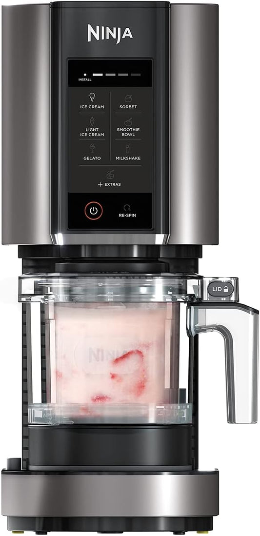 Ninja CREAMi Eismaschine & Dessertmaschine mit 2 Behältern, 7 Programmen, NC302EU