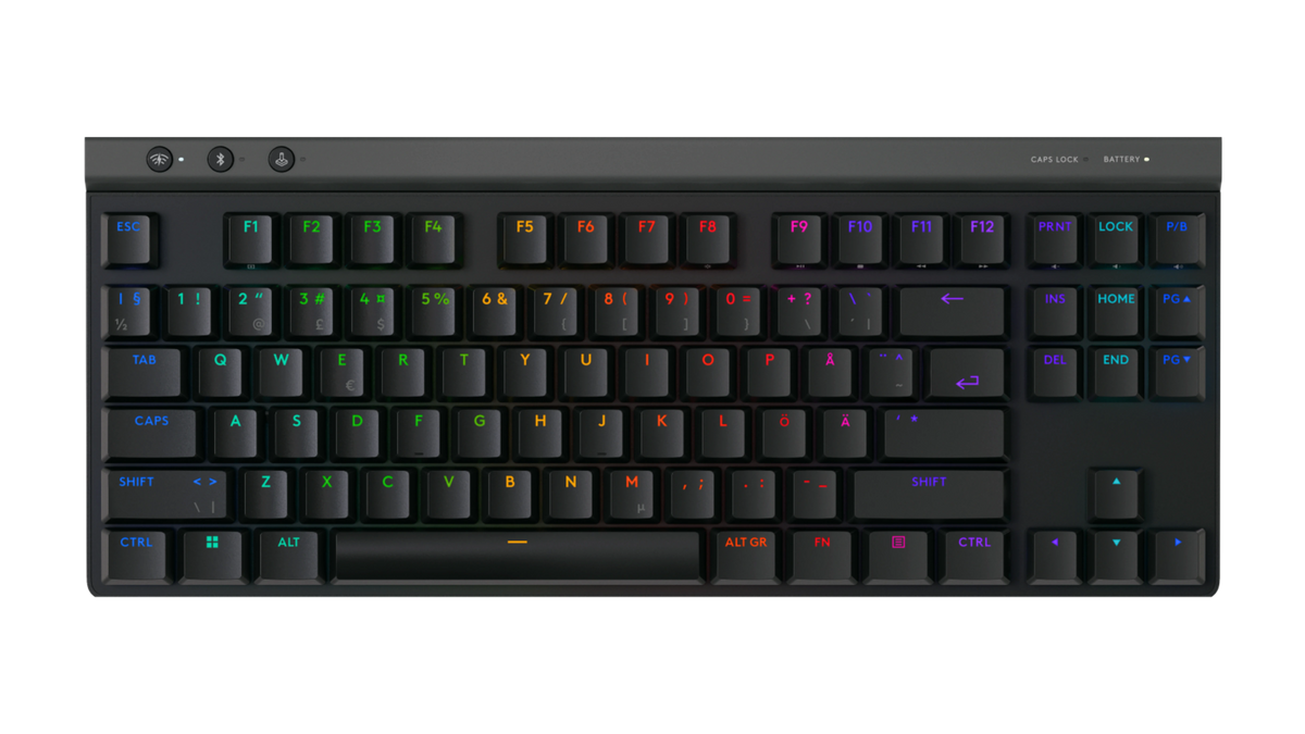 Logitech G515 LIGHTSPEED TKL Flache kabellose Gaming Tastatur – Nordic, Schwarz - Bestartikel-Shop