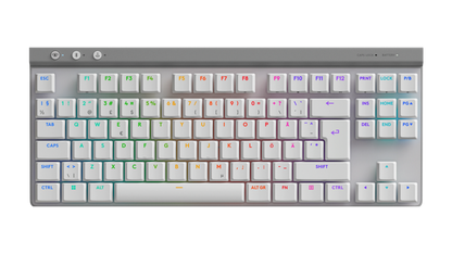 Logitech G515 LIGHTSPEED TKL Flache kabellose Gaming Tastatur – Nordic, Weiß - Bestartikel-Shop