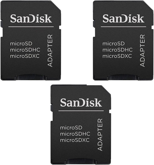 SanDisk microSD to SD Memory Card Adapter / MICROSD-Adapter, 3 Stück - Bestartikel-Shop