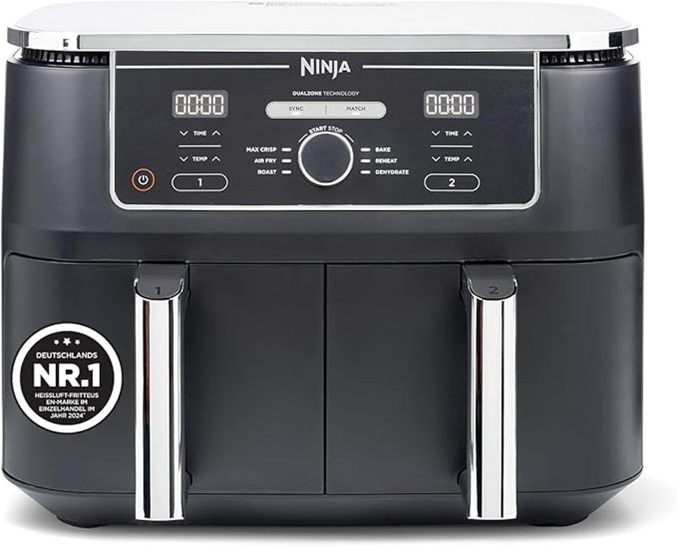 Ninja Foodi MAX Dual Zone Heißluftfritteuse, Schwarz, AF400EU - Bestartikel-Shop