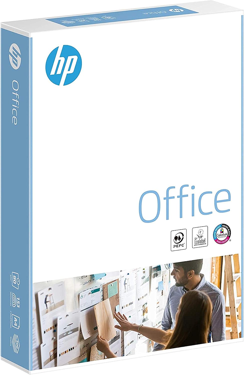 HP Office DIN A4 Druckerpapier 80 g/m² Matt Weiß 153 CIE - 500 Blatt - Bestartikel-Shop
