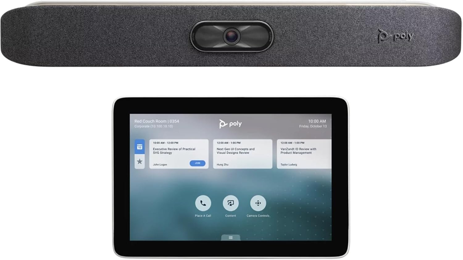 Poly Studio X30-Videobar mit Poly TC8 All-in-one 4K Video-Konferenz-System - Bestartikel-Shop