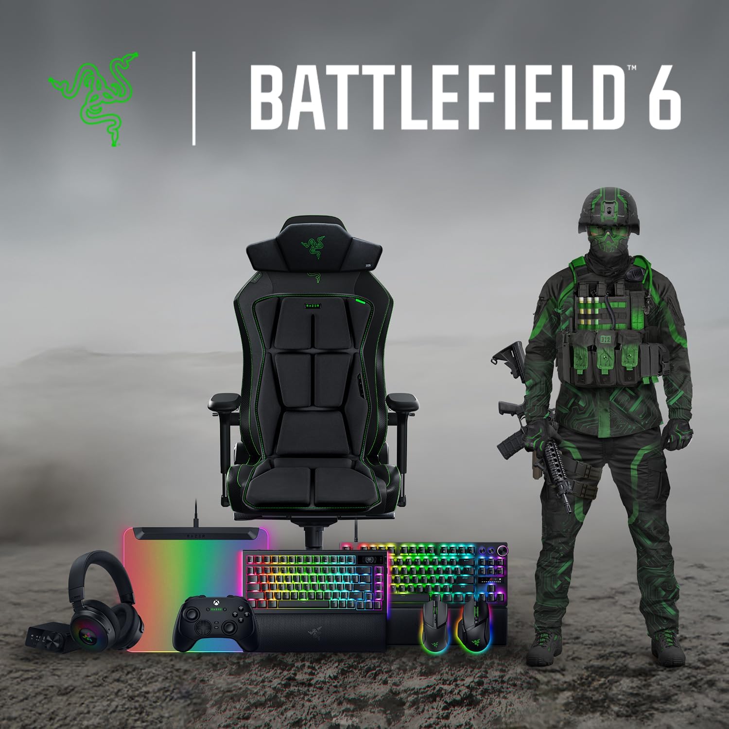 Razer Basilisk V3 Pro Kabellose Gaming Maus, 30K Sensor, HyperScroll, RGB, schwarz - Bestartikel-Shop