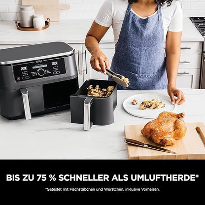 Ninja Foodi MAX Dual Zone Heißluftfritteuse, Schwarz, AF400EU - Bestartikel-Shop
