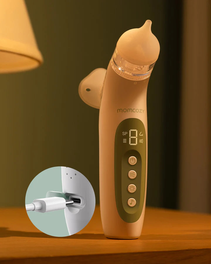 Momcozy BreezyClear™ 2-in-1 Elektrischer Nasensauger mit Sprüh- und Saugfunktion - Bestartikel-Shop