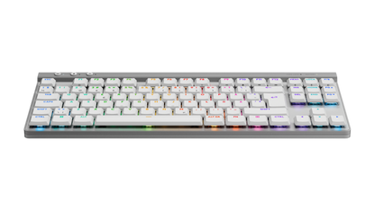 Logitech G515 LIGHTSPEED TKL Flache kabellose Gaming Tastatur – Nordic, Weiß - Bestartikel-Shop