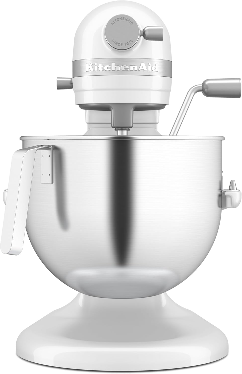 KitchenAid Küchenmaschine Artisan 6,6 L mit Schüsselheber – Kraft, Stil und Langlebigkeit, Weiss