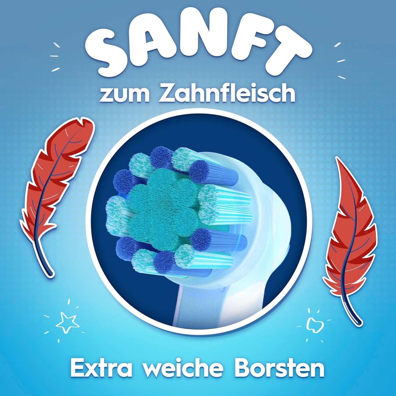 Oral-B Pro Kids 3+ Spiderman Elektrische Zahnbürste mit Reisetui, blau/rot - Bestartikel-Shop